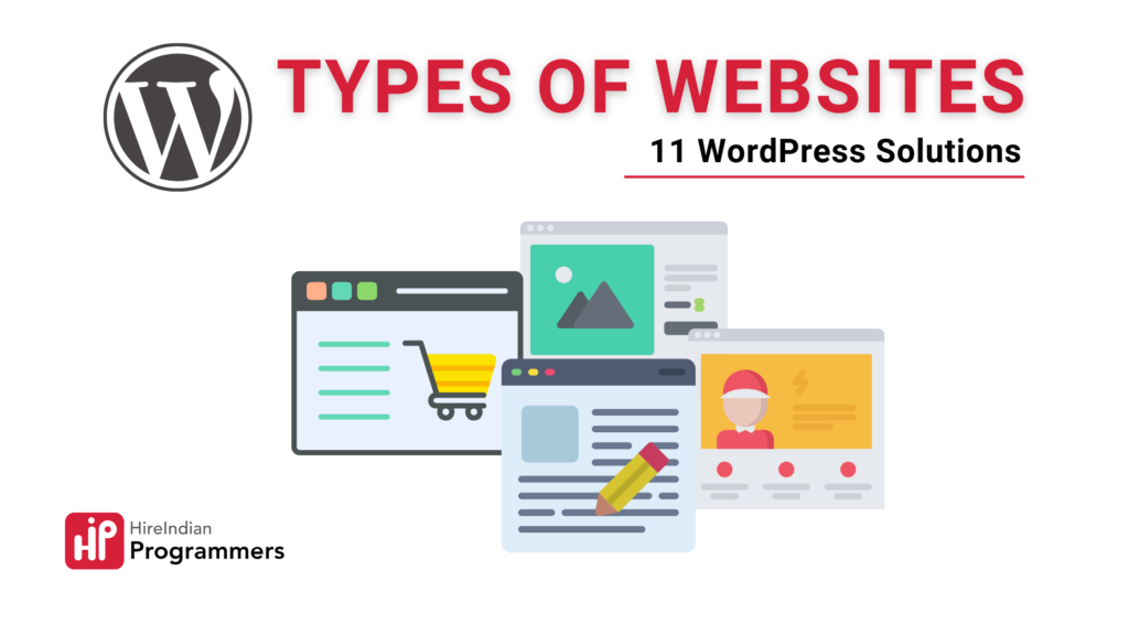 11 Types of websites to be built using WordPress