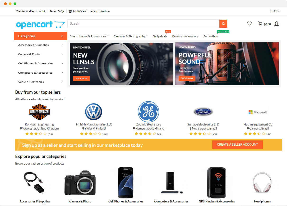 OpenCart Custom Products and Multiple Merchants